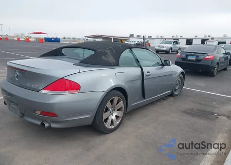 2005 BMW 645Ci z USA, uszkodzony, nr VIN WBAEK73435B327475